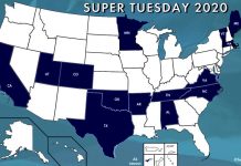 Biden Blowout in South Carolina: Is The Sanders Express Delayed or Derailed? Super Tuesday 2020 Map